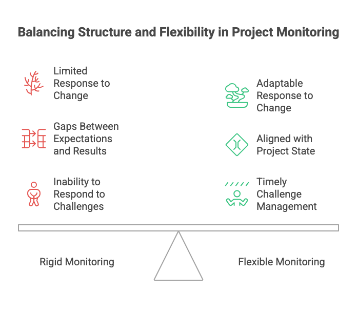 Balancing Structure and Flexibility in Project Monitoring